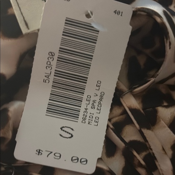 NWT Audrey 3 + 1 Leopard Print Slip Dress - Picture 5 of 5